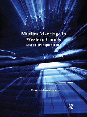 cover image of Muslim Marriage in Western Courts